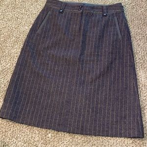 Gorgeous Boden Striped Wool Skirt 8